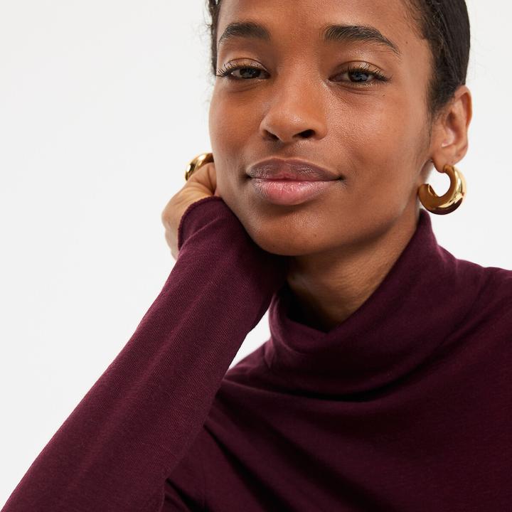 Actual product image La Redoute Collections Rollkragen-T-Shirt aus einer Lyocell-Mischung (XS)