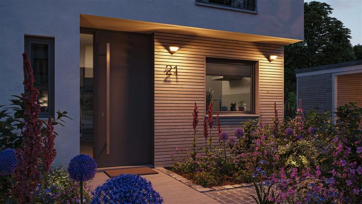 Produktbild Paulmann Aussenwandleuchte Skyla (1050 lm, IP44)