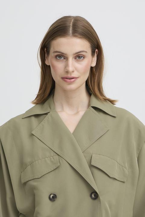 Actual product image Ichi Dames Jas Deep Lichen Green