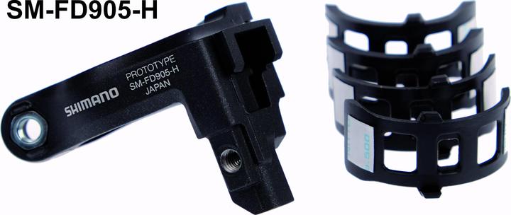 Actual product image Shimano XTR front derailleur adapter FD-9050/70 Di2 direct mount deep