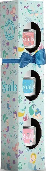 Actual product image Snails Gift set of 3 nail polish mermaid (MQ6)