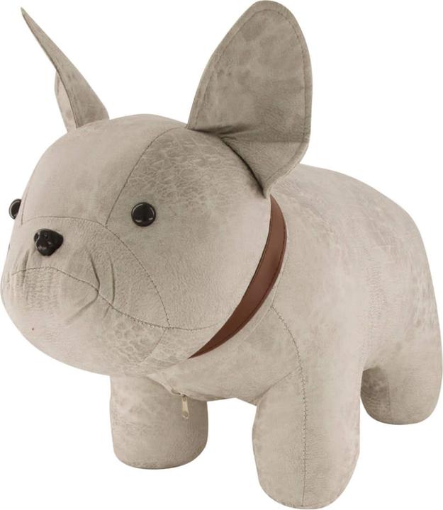 Produktbild Decofinder Hund Hellgrau H: 30 cm