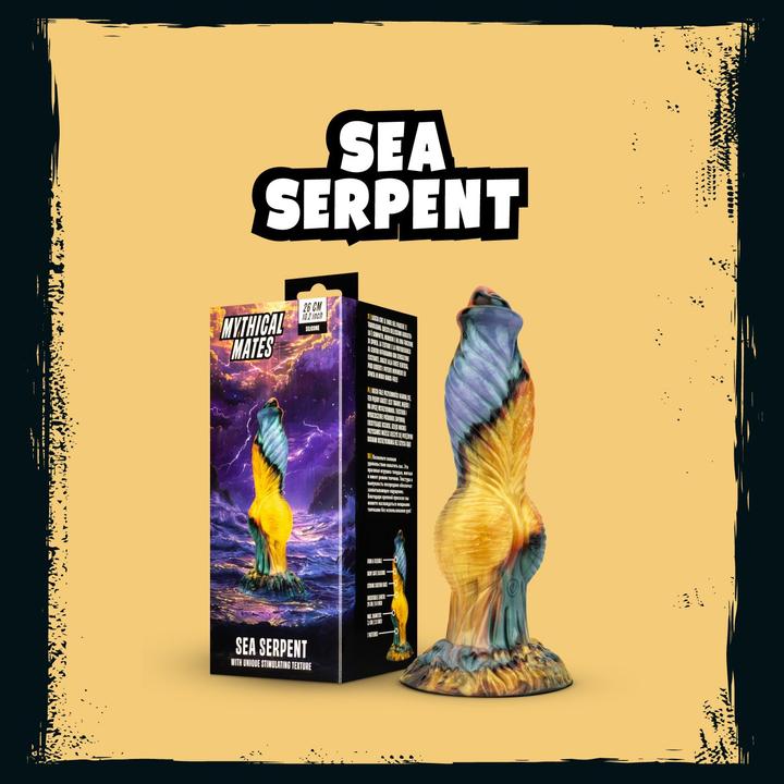 Actual product image Mythical Mates Sea Serpent Thrusting Dildo