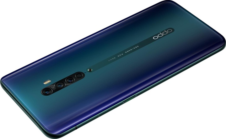 Actual product image OPPO Reno2 (256 GB, Ocean Blue, 6.50", Hybrid Dual SIM, 48 Mpx, 4G)