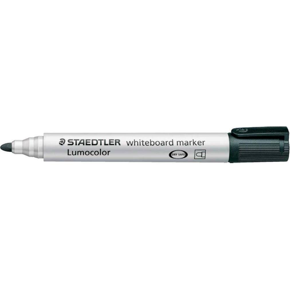 4x Staedtler, Marker, Whiteboardmarker Lumocolor (Schwarz, 2 mm, 10 x)