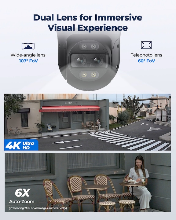 Actual product image Reolink TrackMix Series P760-4K 8MP (3840 x 2160 pixels)