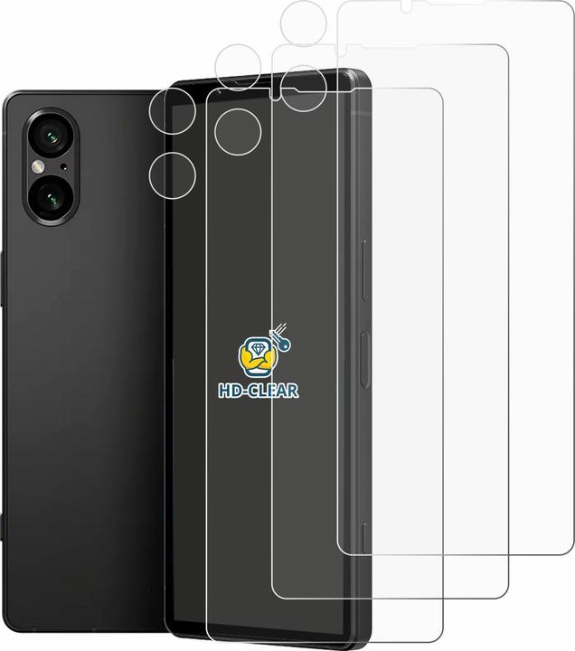 Produktbild BROTECT Schutzfolie Displayschutz Klar (6 Stück, Sony Xperia 5 V)