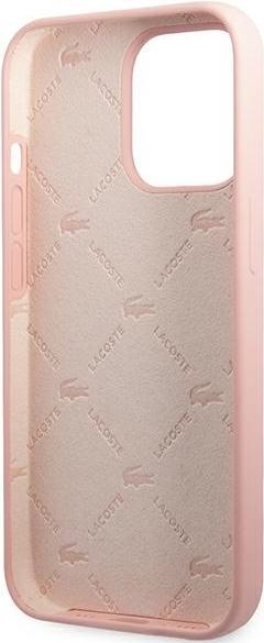 Actual product image Lacoste LCHC13XSHI iPhone 13 Pro Max 6,7" różowy/pink hardcase Silicone Head Crocodile (Apple iPhone 13 Pro Max)