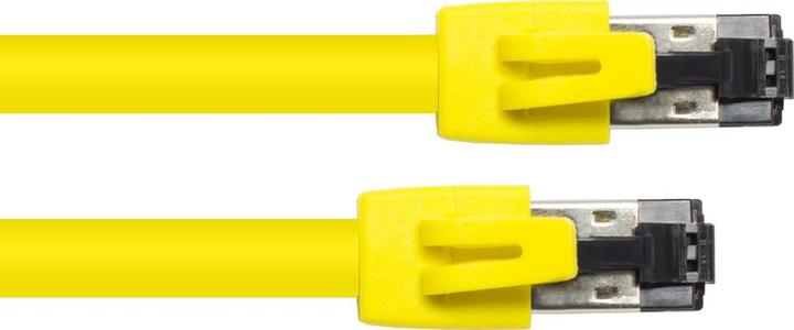 Actual product image Good Connections Alcasa 8080-075Y Network cable 7.5 m Cat8.1 S/FTP (S-STP) Yellow (S/FTP, CAT8.1, 7.50 m)