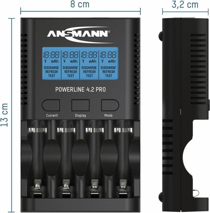 Produktbild Ansmann Powerline 4.2 Pro (1 Stk., AAA, AA, Ladegerät ohne Akku)
