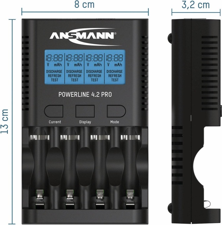 Actual product image Ansmann Powerline 4.2 Pro (1 pcs., AAA, AA, Chargers without battery)