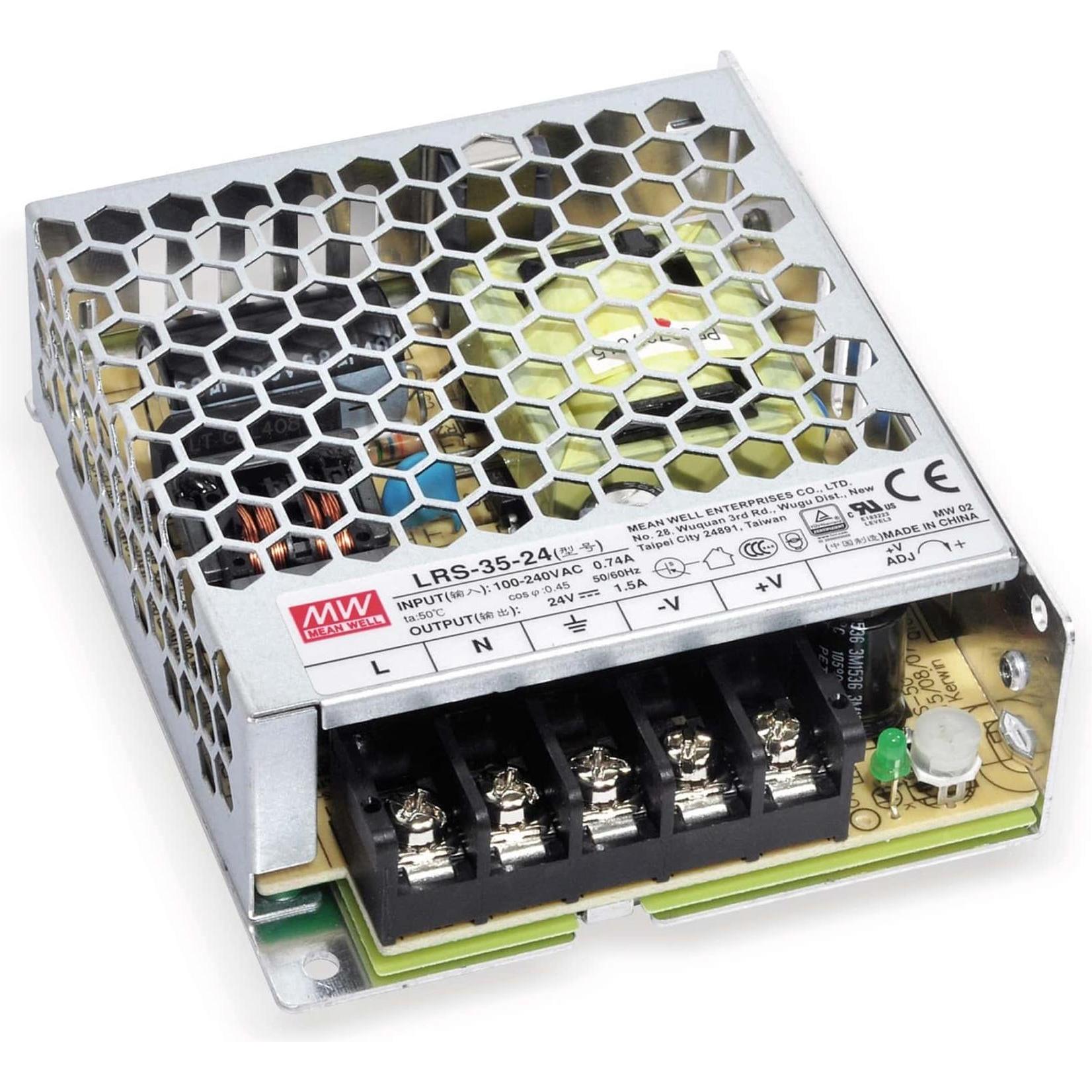 MeanWell MEAN WELL Schaltnetzteil LRS-35-48, 48 V/0,8 A, Labornetzgerät