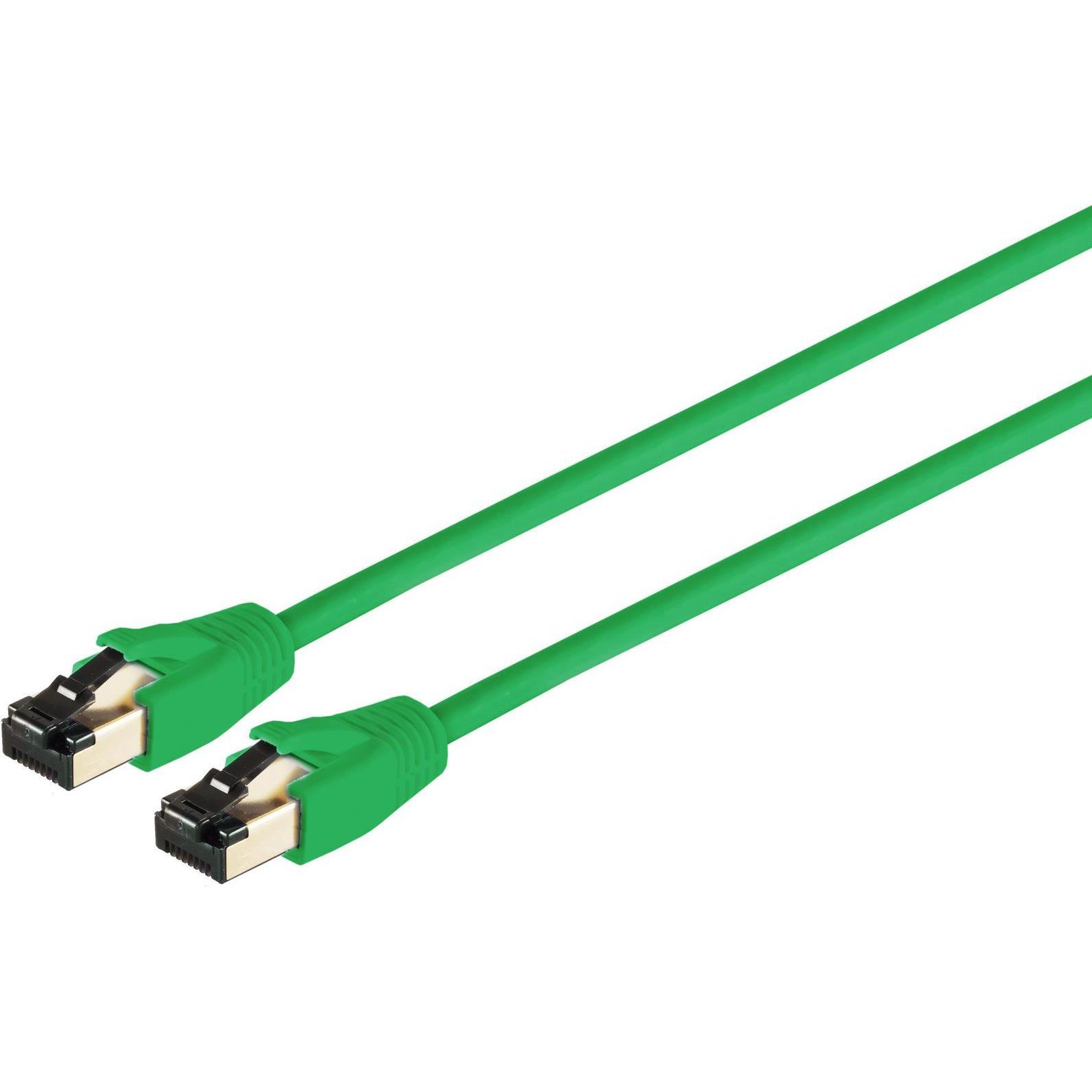 Shiverpeaks S/CONN maximum connectivity Netzwerkkabel-Patchkabel cat. 8.1 F/FTP PIMF LSZH grün 2,0m (2 m), Netzwerkkabel
