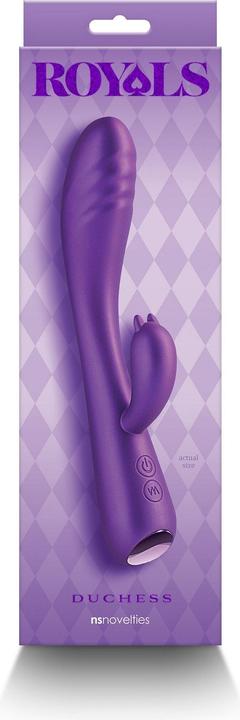 Produktbild NS Novelties Royals Duchess Metallic Purple Vibrator 21,2 x 3,6 x 6 cm