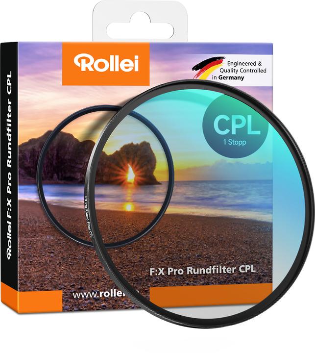 Produktbild Rollei F:X Pro Rundfilter CPL 72 mm (72 mm, Polarisationsfilter, 82 mm)