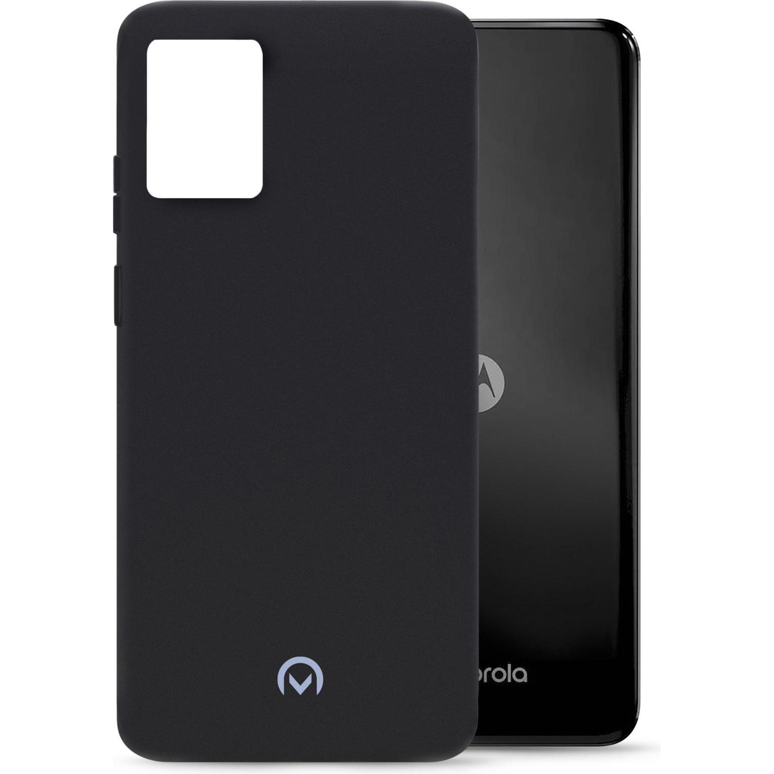 Mobilize Gummi-Gelly-Hülle (Motorola Moto G32), Smartphone Hülle, Schwarz