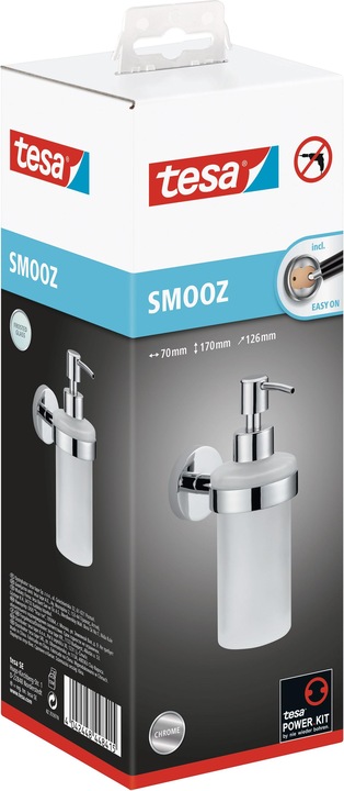 Produktbild tesa SMOOZ Seifenspender inkl. Klebelösung ohne Bohren