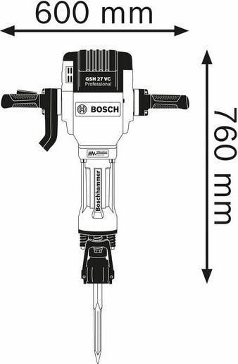 Image du produit Bosch Professional Gsh 27 Vc (Fonctionnement sur secteur)