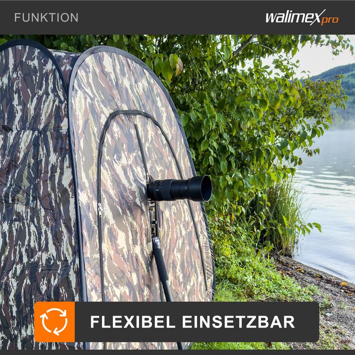 Actual product image Walimex Pop-Up Camouflage (Pitching tent, 1.70 kg, 1 person)