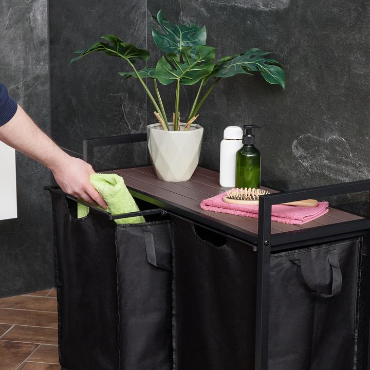 Actual product image Relaxdays Laundry basket shelf (49 l)