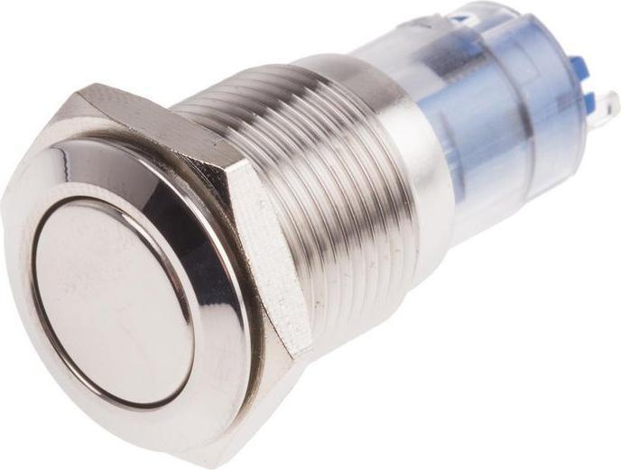 Produktbild RS PRO Switch Pushbutton Stainless Momentary