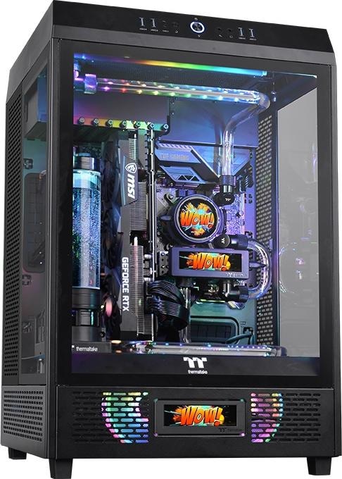 Productafbeelding Thermaltake PC kast accessoires LCD Paneel Kit Zwart voor The Tower 500
