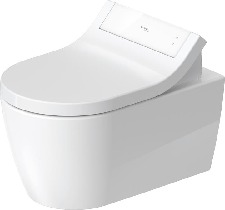 Actual product image Duravit Wall-hung WC ME by Starck RIMLESS ti. 370x570mm SensoWash HG white