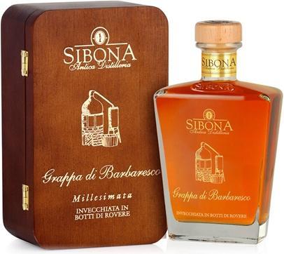 Produktbild Sibona Barbaresco Riserva Speciale Grappa 2007 0,7 Liter 44 % Vol.