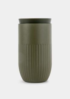 Actual product image Sagaform Reise-Becher Grün, 32cl, Tova, H14cm L7.5cm (320 ml, 1 x)