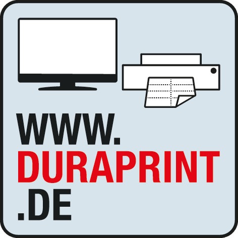 Image du produit Durable Pochettes signalétiques avec fil de suspension (A4, Acclamation)