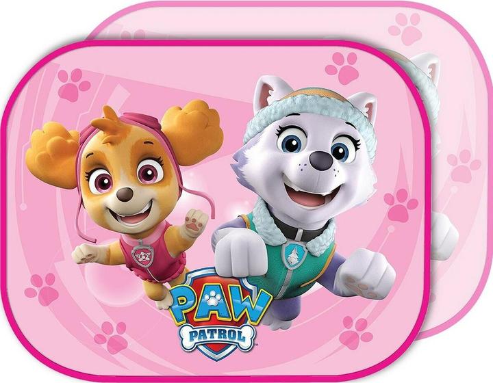 Productafbeelding Disney Paw Patrol - Zonnebescherming voor in de auto - roze - 2 stuks