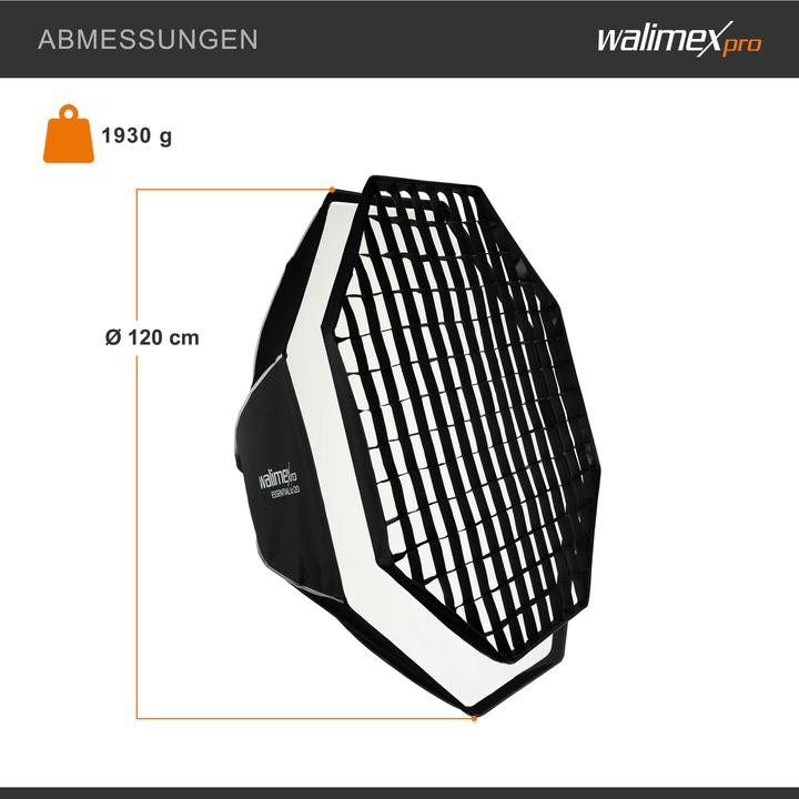 Image du produit Walimex pro Essential Octa 120 (Boîte à lumière, 120 cm)