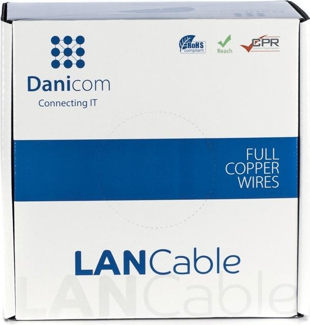 Produktbild Dsit DANICOM CAT6A S/FTP 100m (S/FTP, CAT6a, 100 m)