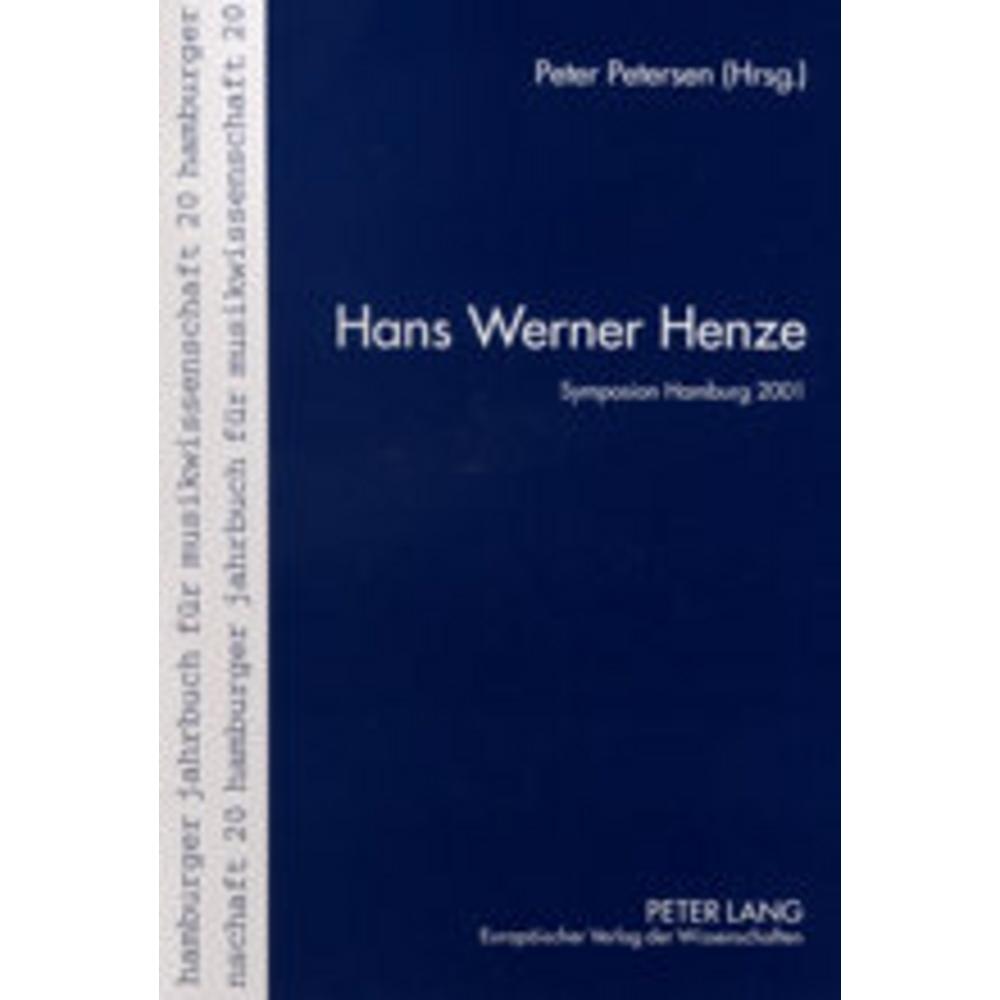 Hans Werner Henze, Fachbücher von Peter Petersen