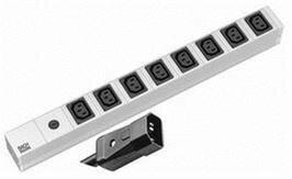 Actual product image Bachmann 19" power strip 8x IEC320 C13 sockets