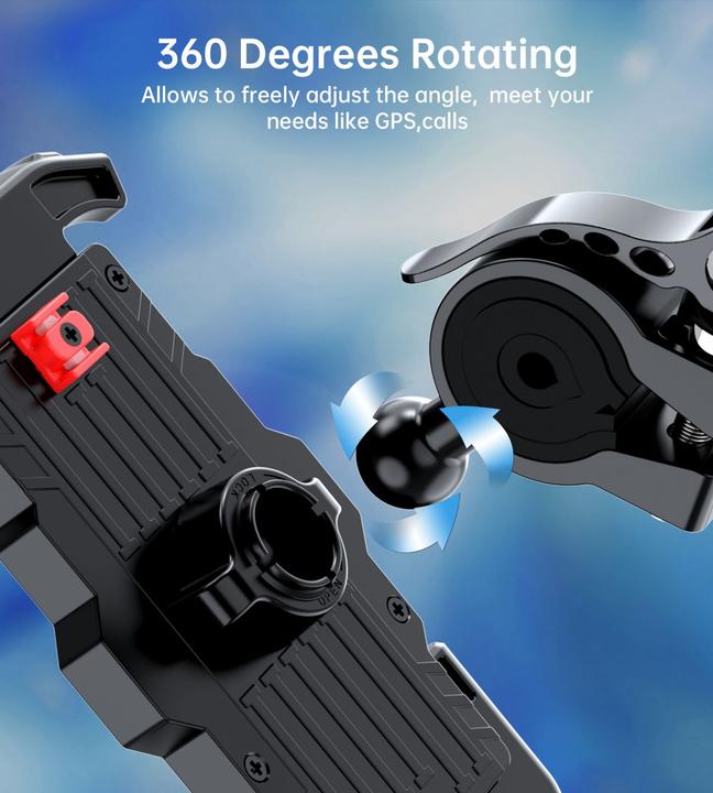 Actual product image Choetech H067 adjustable bicycle holder - black