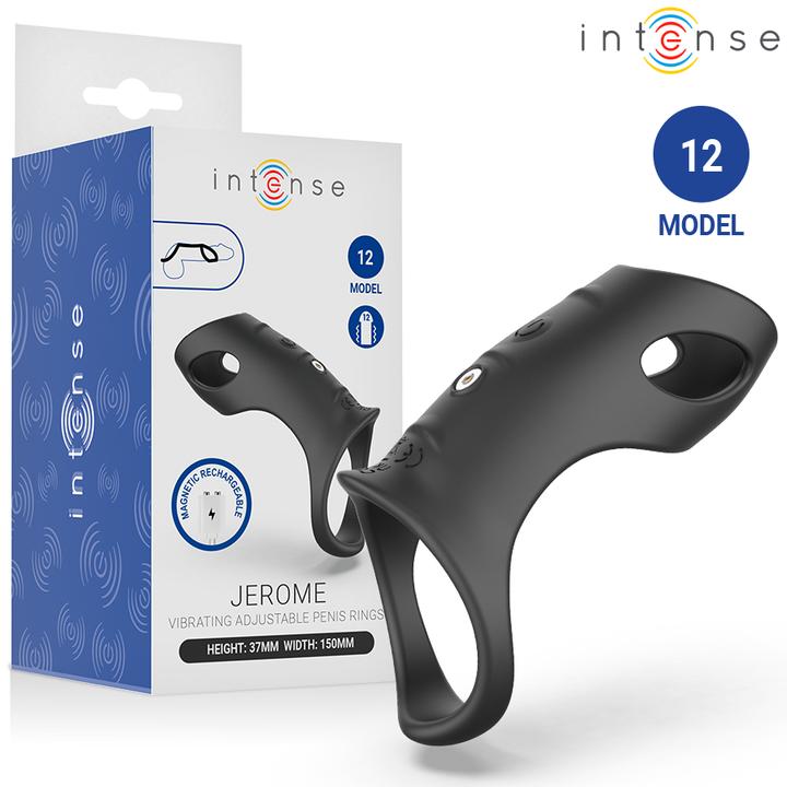 Produktbild Intense - Jerome Verstellbarer Vibrierender Penisring Modell 12
