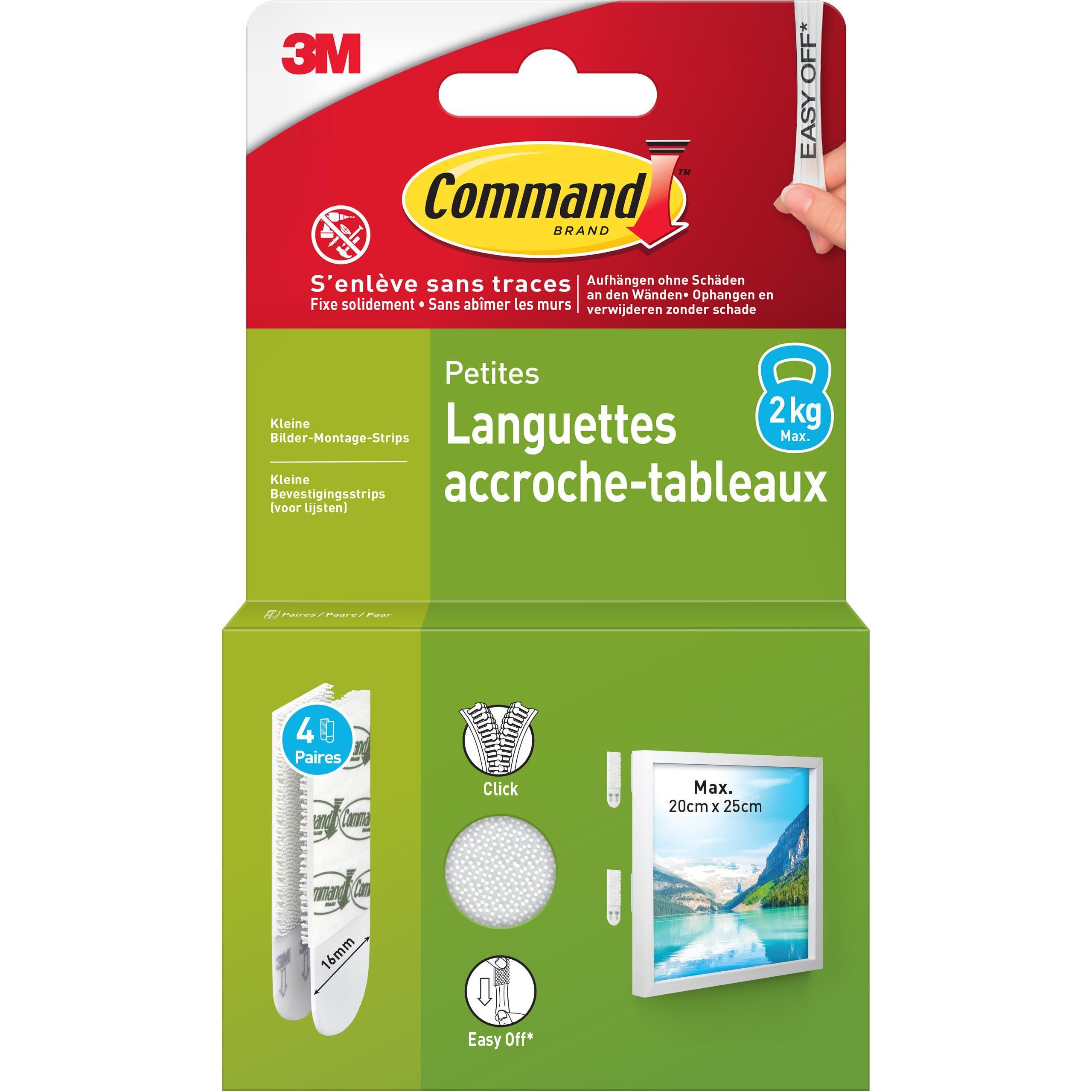 Command, Fotokleber + Posterkleber, Bildermontage Strips S (1.80 kg)