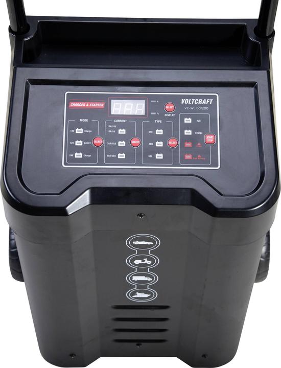 Voltcraft VC-WL 60/200 Lader+Starter VC-12362515 Werkstattladegerät 60 A 30 A (24V, 60 A)