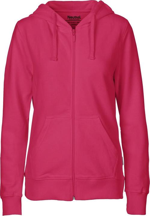 Produktbild Neutral Einfarbiger Kapuzenpullover mit Reissverschluss (XS)