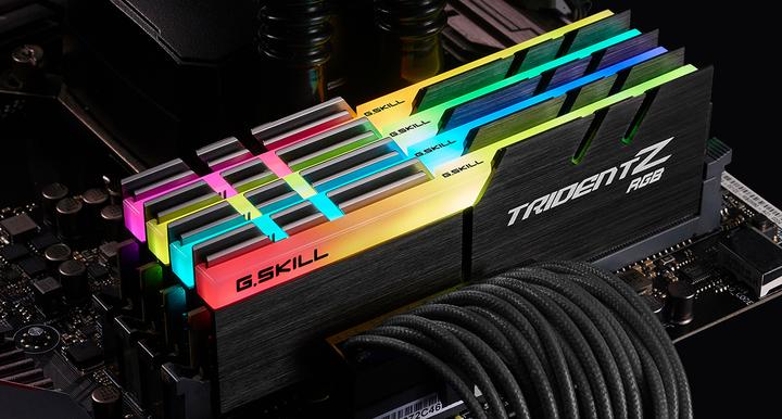 Produktbild G.Skill Trident Z RGB (4 x 16GB, 3200 MHz, DDR4-RAM, DIMM)