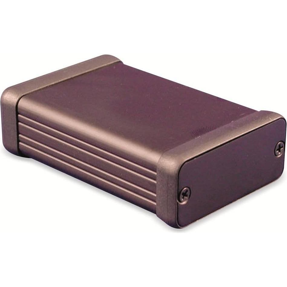 Hammond Extruded aluminium enclosure, black (Gehäuse), Elektronikzubehör + Gehäuse, Schwarz