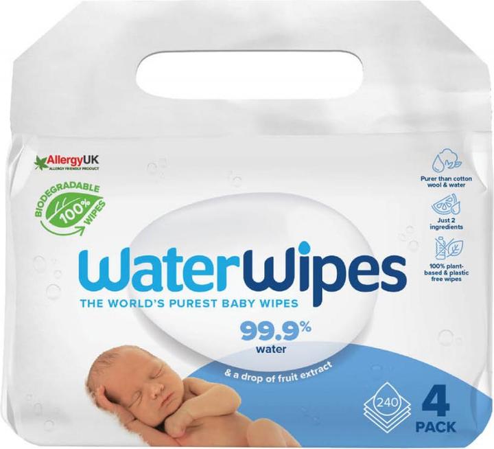 WaterWipes Natte doekjes (240 Stuk)