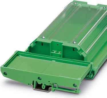 Productafbeelding Phoenix Contact Top-hoed rail kast zijdeel polyamide UM122-SEFE/L 10 stuks. (Huisvesting)