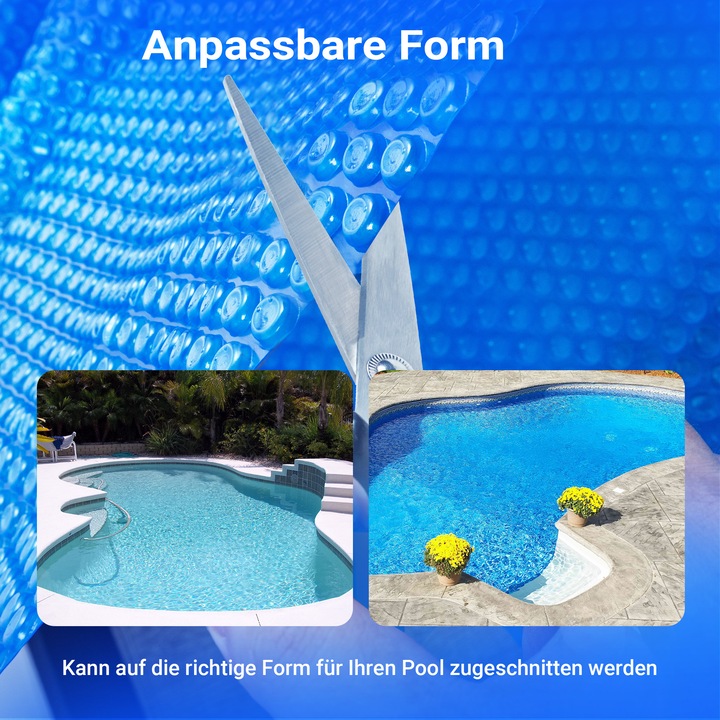 Produktbild Wiltec Pool Solarfolie 3,6m Rund Poolabdeckung Solarplane 120µ