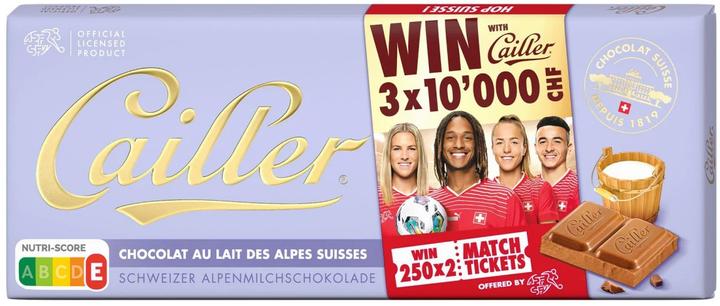 Image du produit Cailler Tablette Chocolat au Lait (100 g)