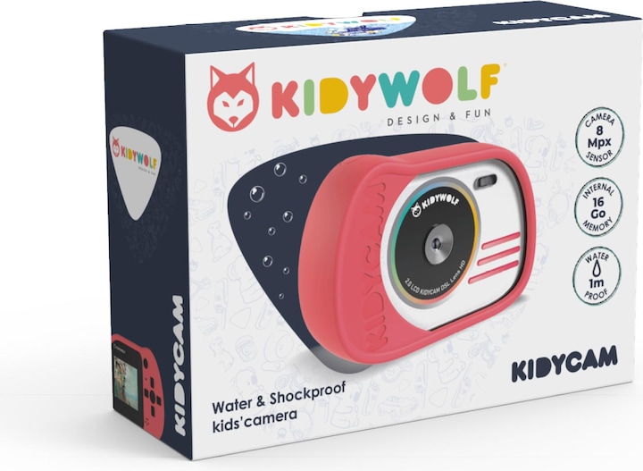 Actual product image Kidywolf Kidy Camera - pink version