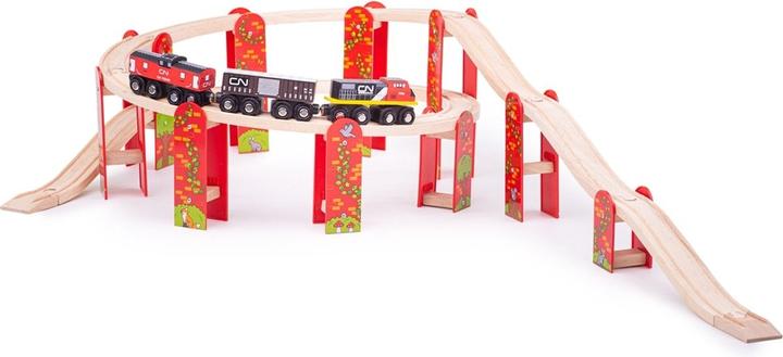 Actual product image Bigjigs Wooden Track Viaduct Extension Set