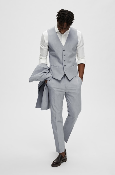 Actual product image Selected Homme Woven waistcoat (46)