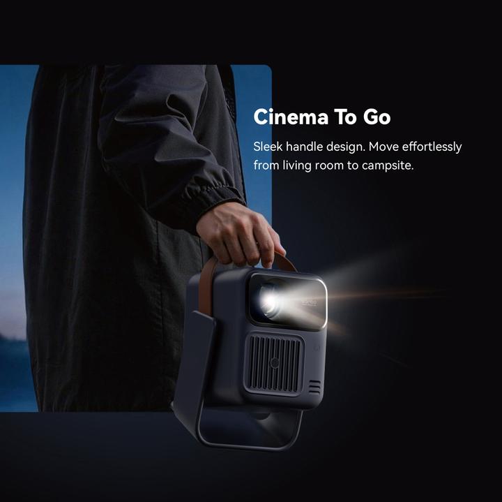 Actual product image Wanbo TOGO PRO, BATTERY POWERED PROJECTOR, GOOGLE TV, 300 ISO, 1080P, WPD34 (Full HD, 300 lm, 1.3:1)